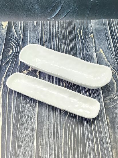 Блюдо овальное глубокое 36х11х7 см. Бусины