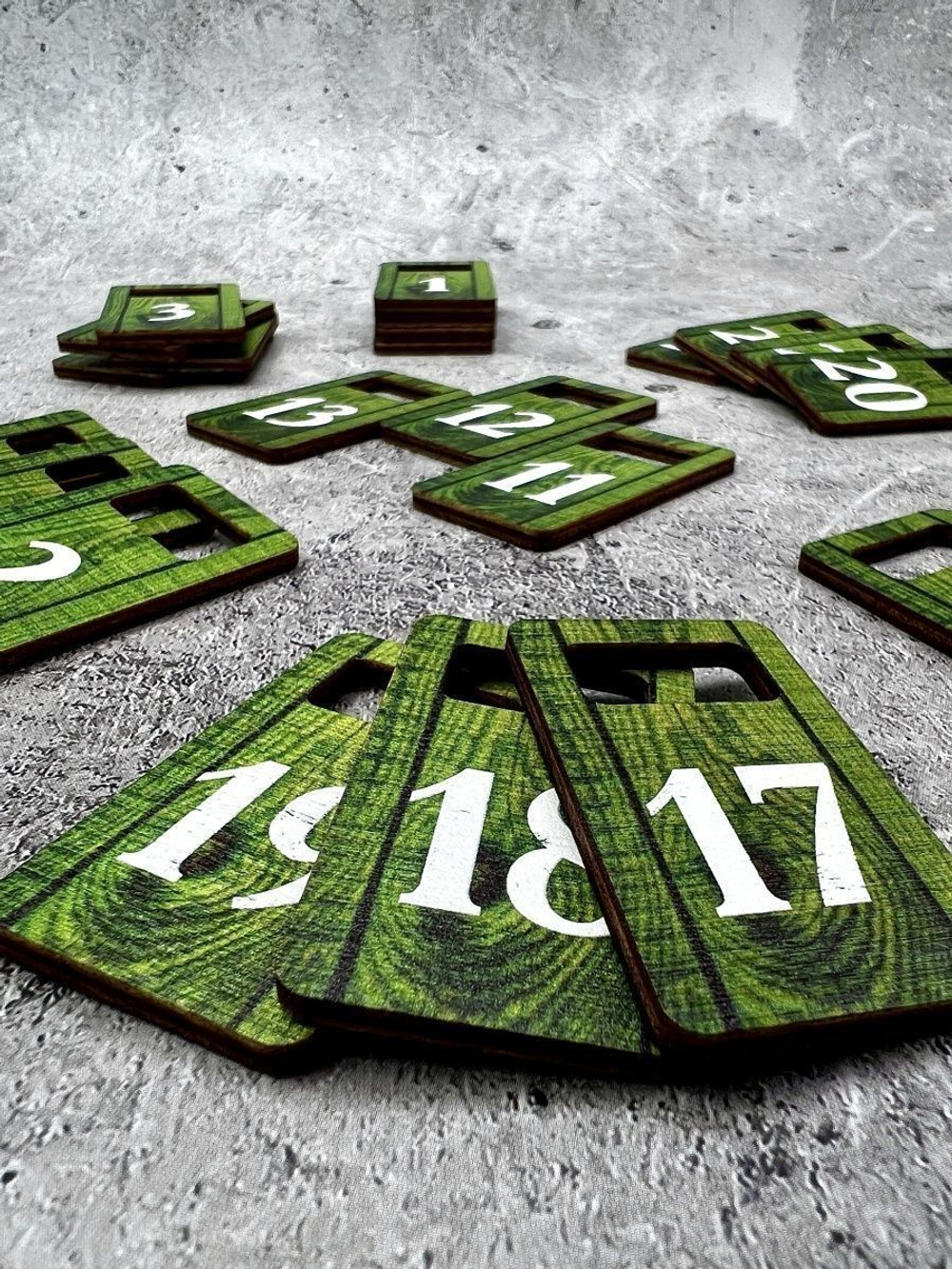 Номерки для гардероба 3х5 см