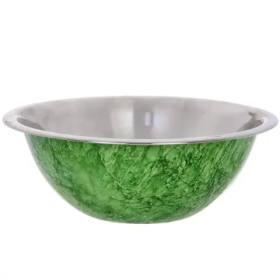 Миска из нержавеющей стали 1,4л 22см цветное покрытие «гранит»