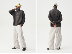 Лонгслив Nothomme Monterest Totem Waffle графит