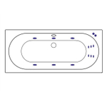 Акриловая ванна Excellent Oceana Slim Line 170x75 WAEX.OCE17S.LINE
