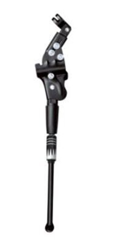 Подножка алюминий H011 24-29" регулируемая универсальный двухперьев. черная HORST