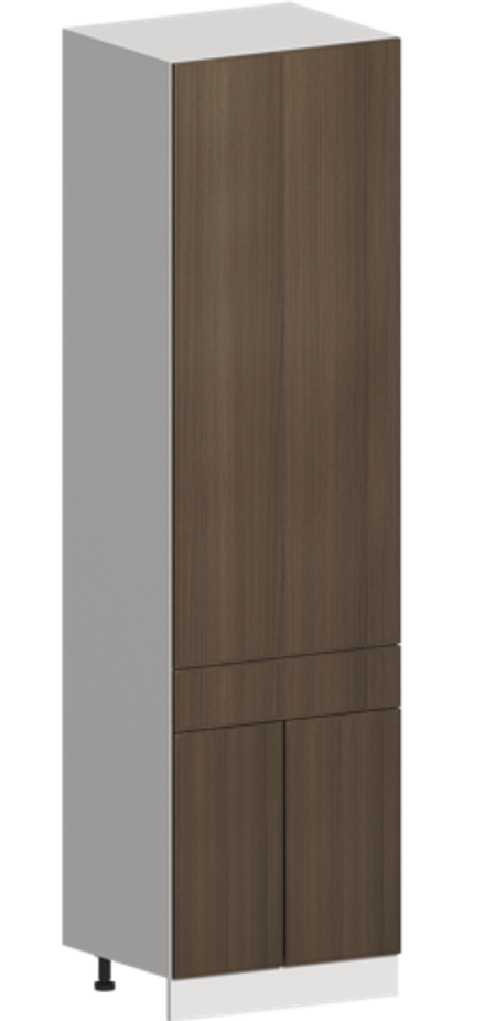 Кухня Модуль ШП1Я 600 Белый / Дуб французский