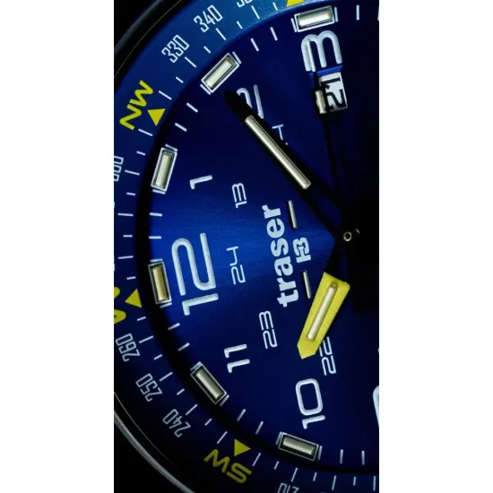Швейцарские тактические часы Traser P68 Pathfinder Aunomatic Blue 109742