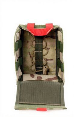 Подсумок отрывной  под аптечку тактическую, MIMICRYA, Cordura 1000D, MULTICAM