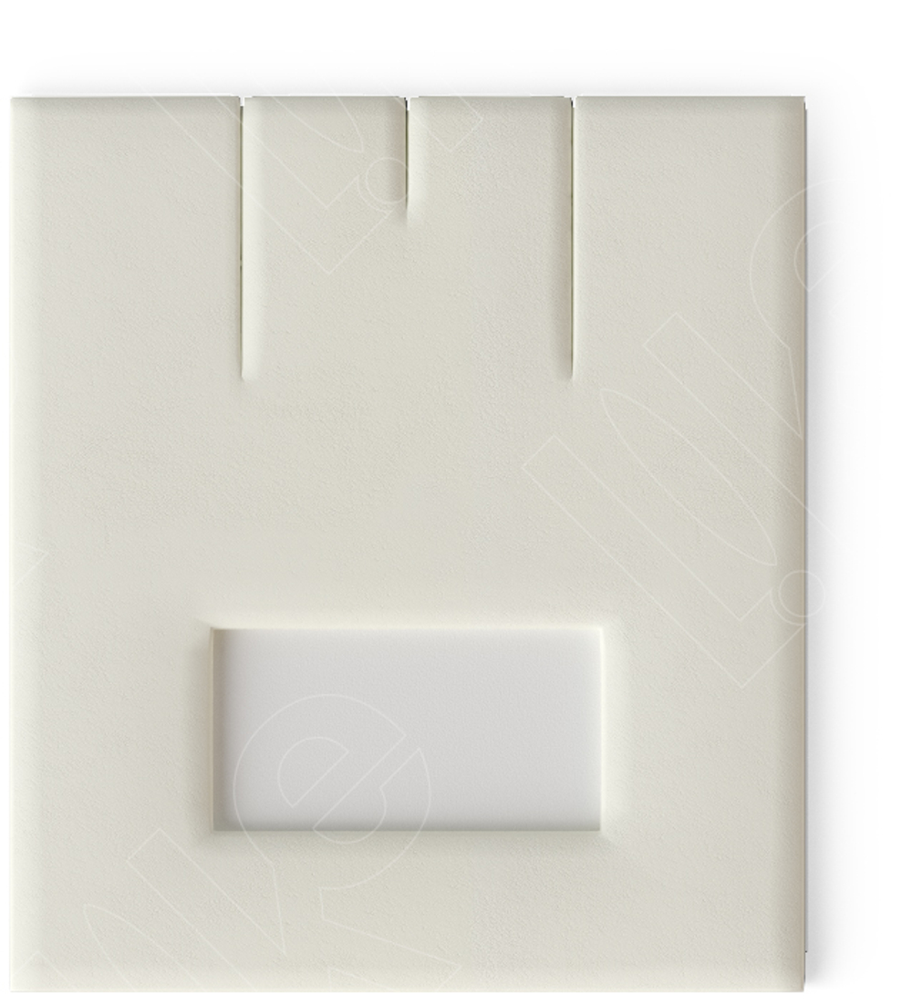 Вкладыш 03/наклонный/для серег/подвески/2 прорези/окошко для бирки/прорезь для нитки