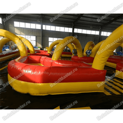 Надувная трасса для электромобилей