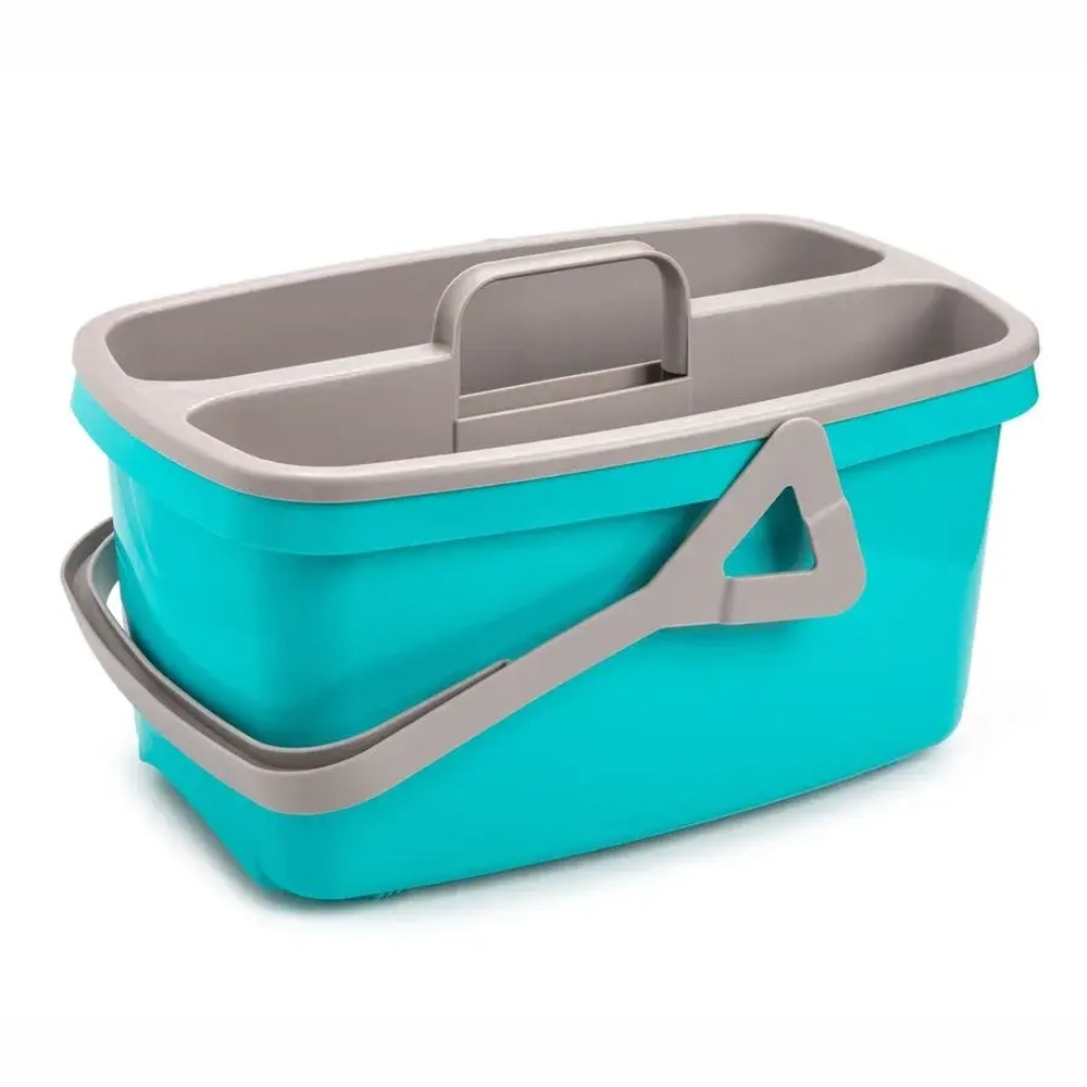 Ведро 6,3л с емкостью для переноски Smart (бирюза)