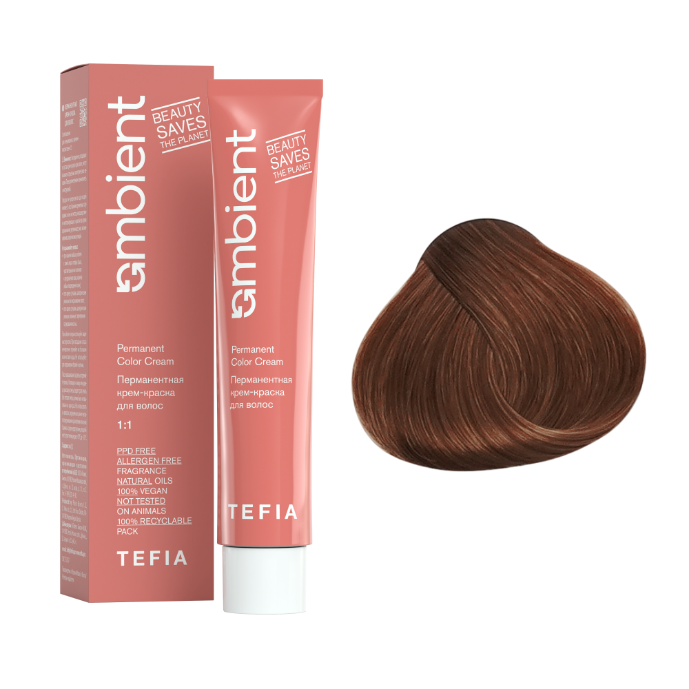 AMBIENT 8.83 Светлый блондин коричнево-золотистый,Перманентная крем-краска для волос,60 мл