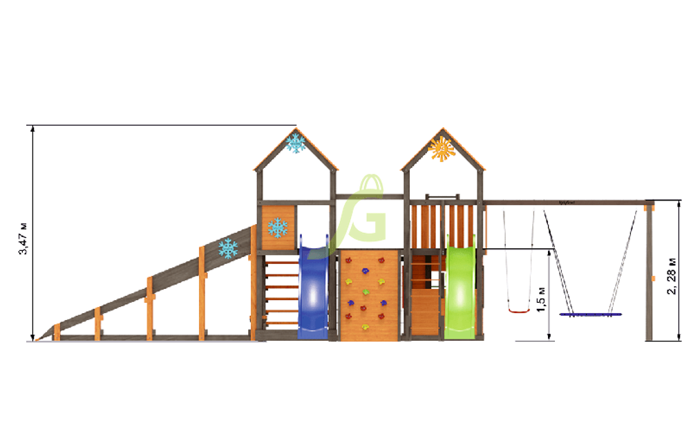 Детская игровая площадка Комбо