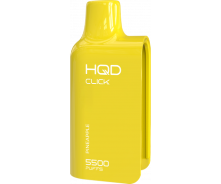 Картриджи HQD Click 5500 Ананас (в пачке 1шт) 8мл 20мг (2%)