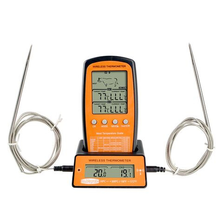 Термометр цифровой с 2-мя щупами и Wi-Fi модулем