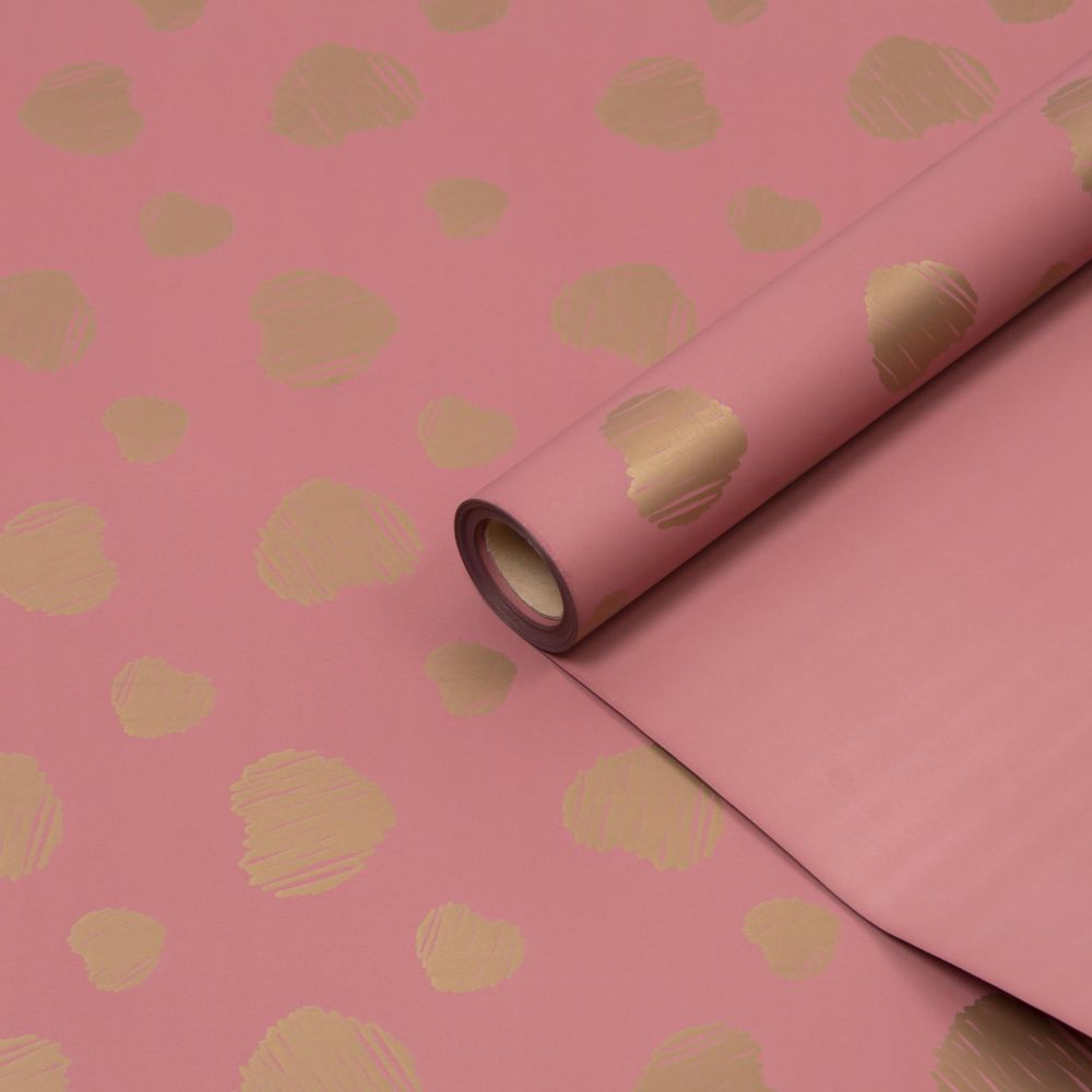 Пленка Золотые сердца 60см*10м/ТЕРРАКОР/ТЕРРА