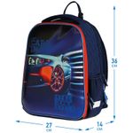 Ранец Berlingo Expert Mini Cardinal 36х27х14см, 2 отд., с анатомической спинкой, с мешком д/обуви