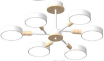 Потолочный cветильник LED4U L3218-740 WH