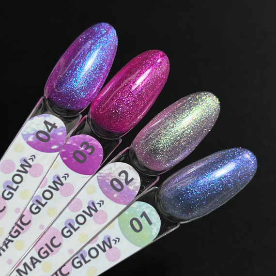 Гель-лак ТМ &quot;HIT gel&quot; №01 Magic glow, 9 мл