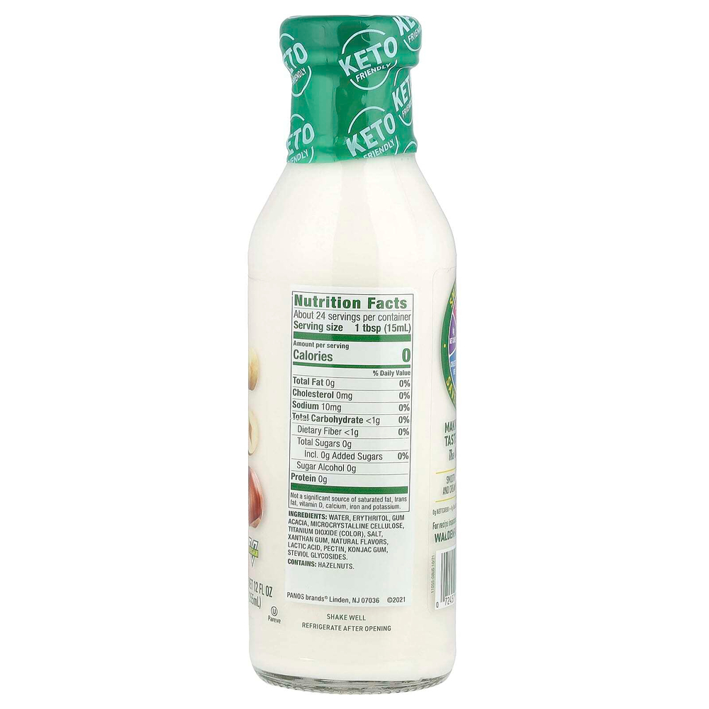 Walden Farms, Кофейные сливки, фундук, 355 мл (12 жидк. унц.)