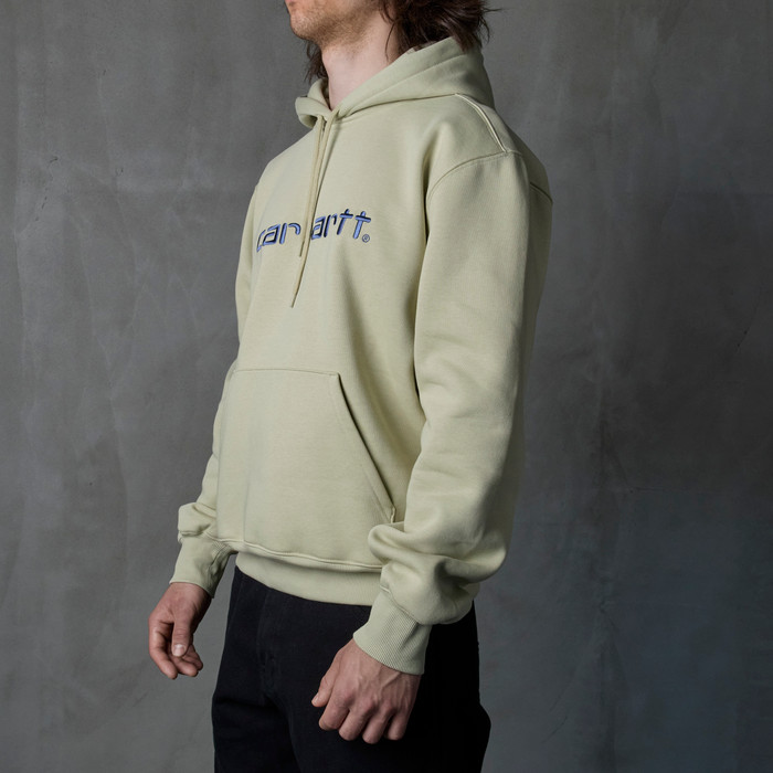 Толстовка мужская Carhartt WIP Hooded Sweatshirt  артикул:I030547_beryl_sorrent - купить в магазине Дайс