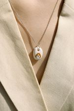 Кулон Собака, керамика