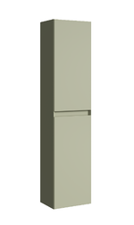 "Geometria" пенал подвесной, цвет шалфей зеленый, GE0535SH, ТМ «AQWELLA»