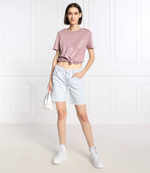 шорты boyfriend GUESS - голубой(W2YD55 D4QA0)