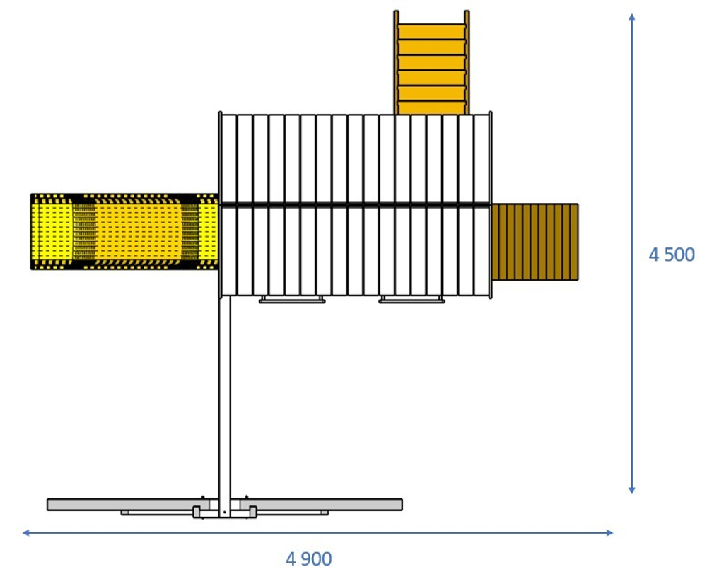 Детский игровой комплекс домик "Монако"