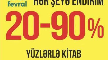 "Əli və Nino"da 90%-dək böyük endirimlər