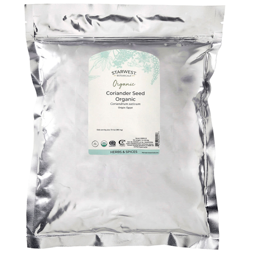 Starwest Botanicals, Органические семена кориандра, 453,6 г (1 фунт)