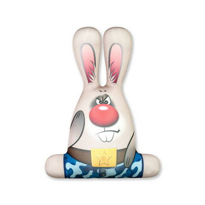 Антистресс "Зайка защитник" 57*19*9