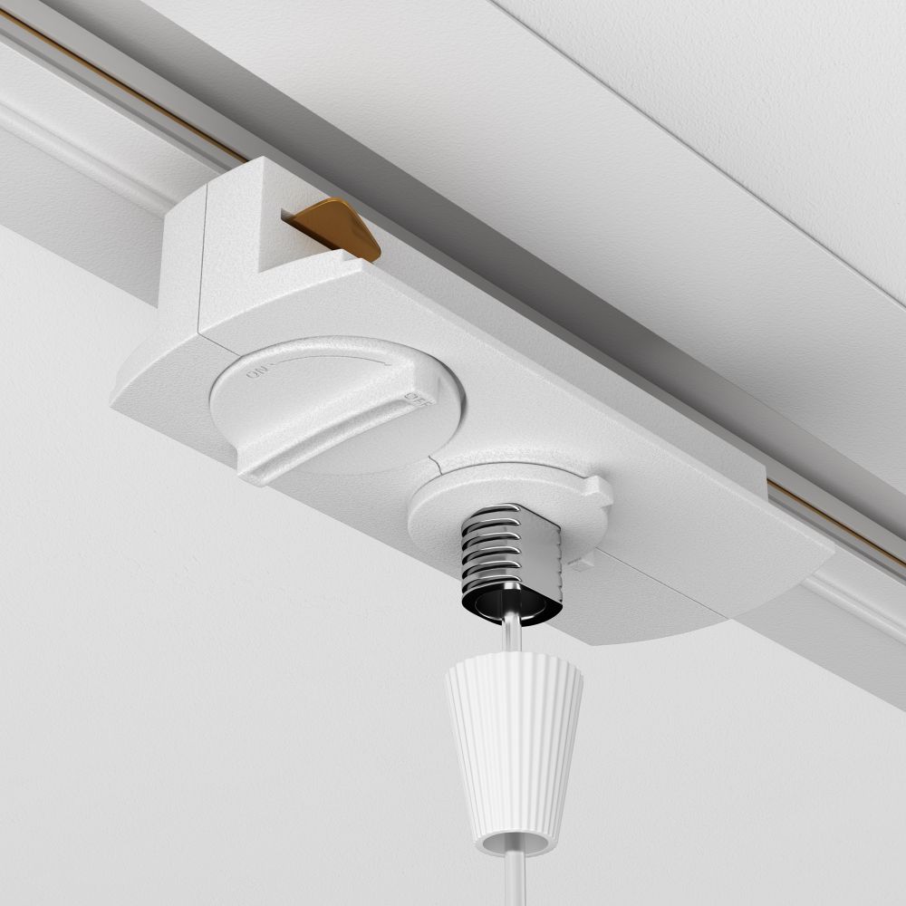 Крепление трековое однофазного шинопровода Maytoni Unity TRA011-1-A-W