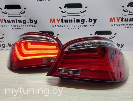 Задние фонари для BMW 5 E60 LCI (07-10) LED красные светлые