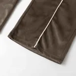 Брюки Ymkashix Велюровые Puff коричневые