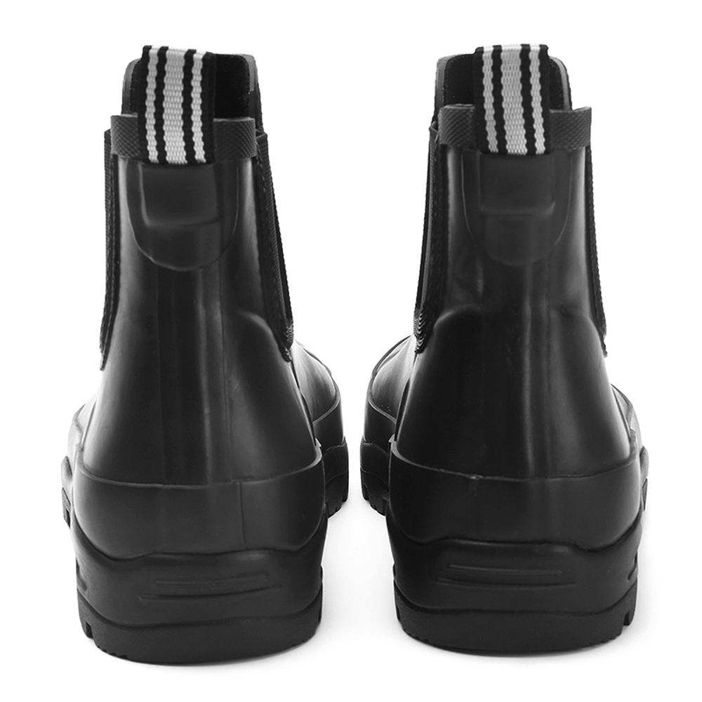 Jeep Waterproof Abrasion Resistant Cushioning Rain Boots Unisex Black