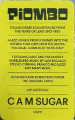 Soundtrack / Piombo — Italian Crime Soundtracks From The Years Of Lead (1973-1981) (2LP)
