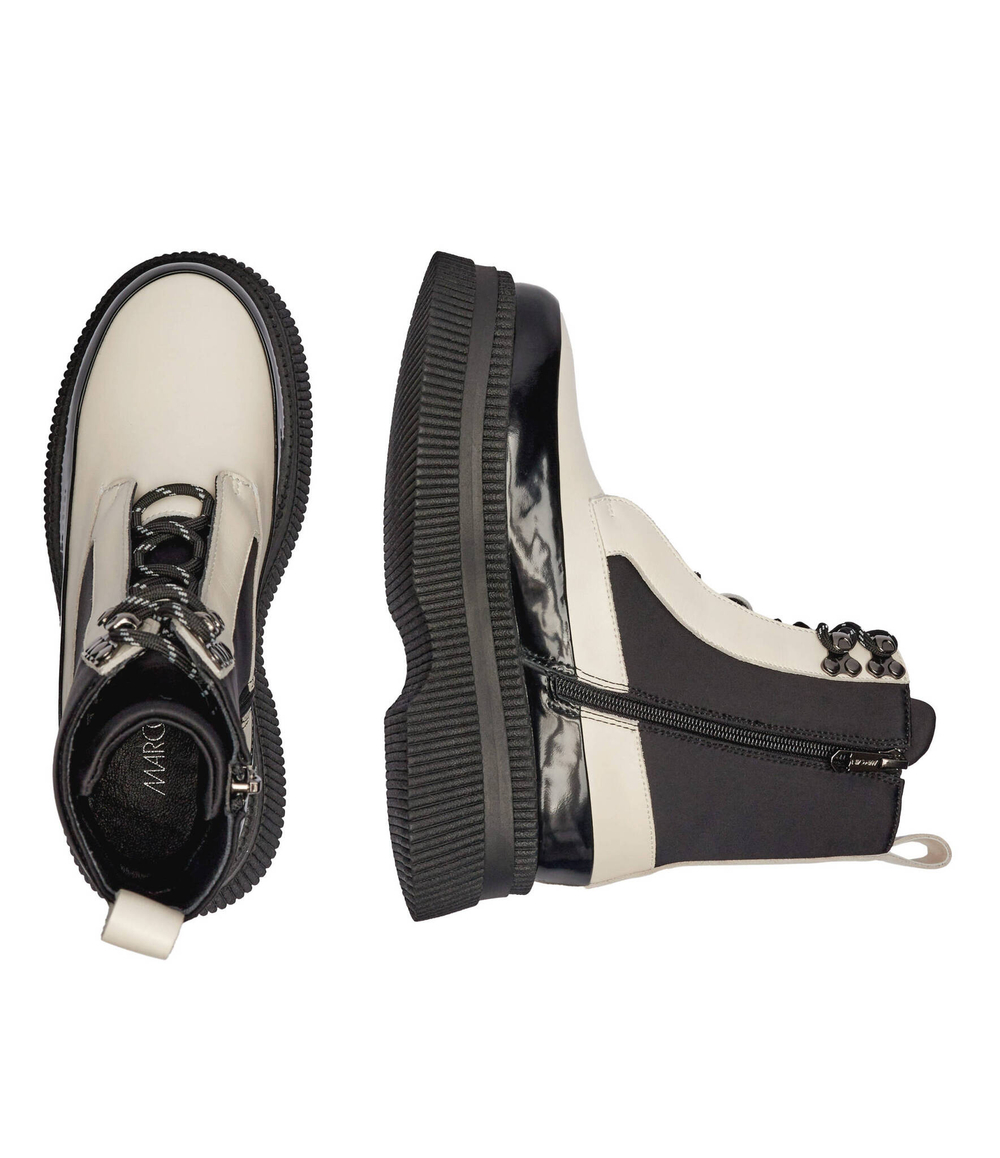 Кожаные трапперы Marc Cain - белый(XS SB.08 L19)