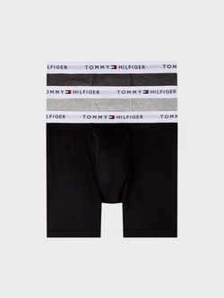 Трусы боксеры-брифы Tommy Hilfiger Cotton Classics 3-Pack Grey Heather