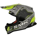 Шлем SMK ALLTERRA MAVERIX, цвет серый/желтый (L)