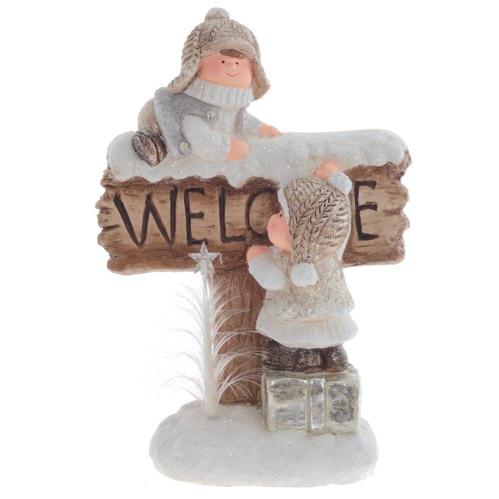 GAEM Фигурка декоративная с подсветкой "Дети", L29 W17 H42 см