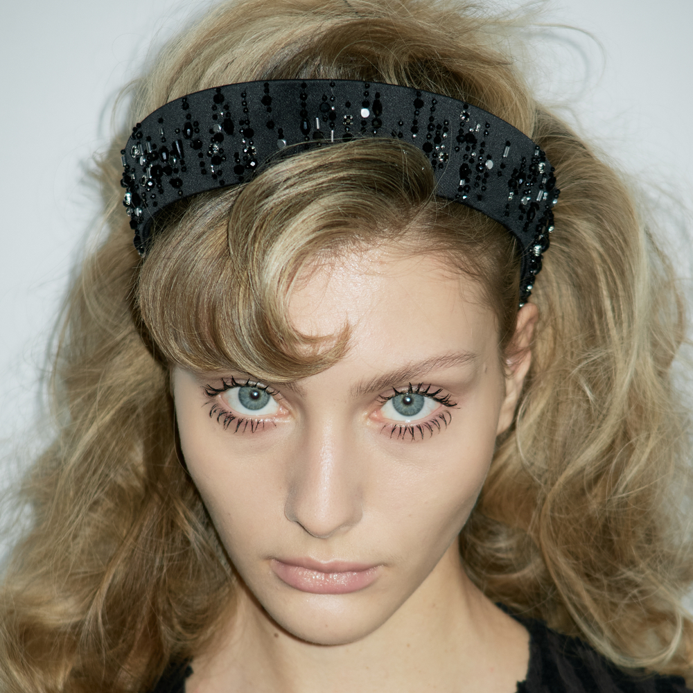 Кокошник S с черным декором