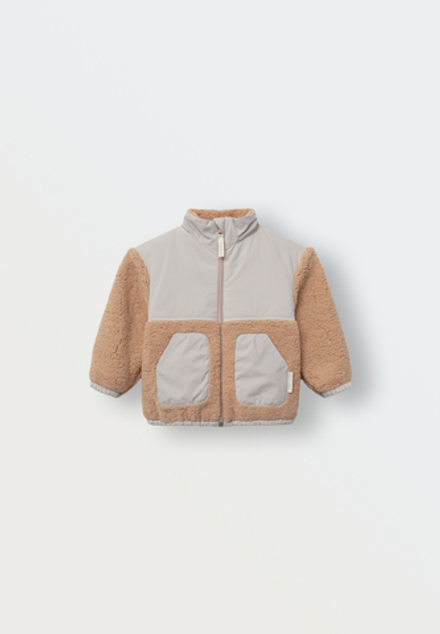 1999-138 Куртка демисезонная из шерпы (сливочный)