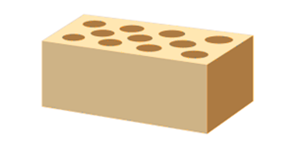 Камень силикатный Гулькевичи белый пустотелый