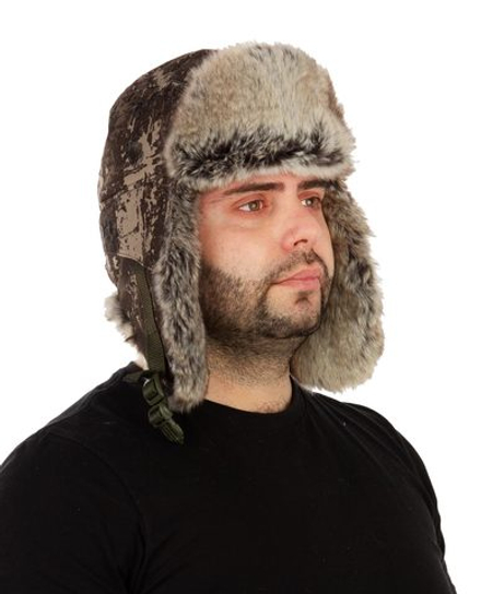 Шапка-ушанка (алова, зеленая кора)
