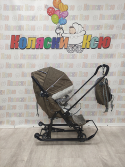 Санки-коляски Ника Детям 7-5SK коричневый