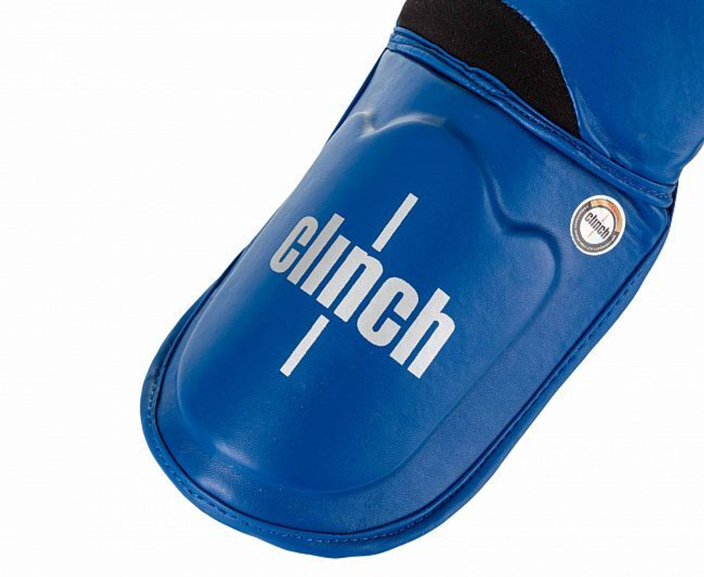 Защита голени и стопы Clinch Shin Instep Guard Kick 2.0 синяя C521N
