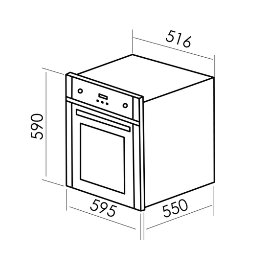 Электрический духовой шкаф MBS DE-609WH