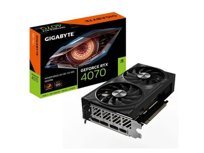 Видеокарта Gigabyte Nvidia GeForce RTX 4070 Windforce [GV-N4070WF2OCV2-12GD]