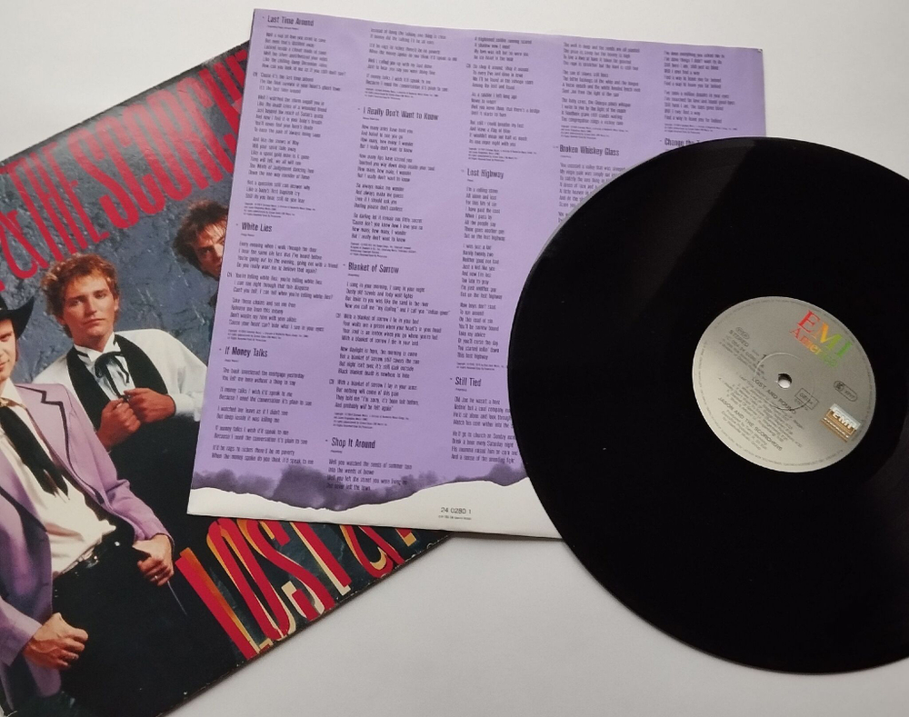 Винтажная виниловая пластинка LP Jason and The Scorchers Lost and Found (Germany 1985)