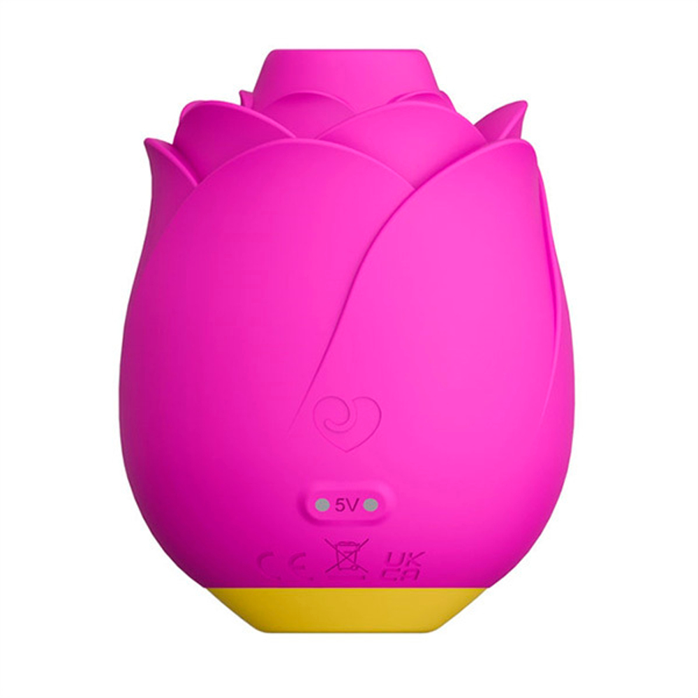 Бесконтактный клиторальный стимулятор 7,6см Romp Suction Rose Clitoral Stimulator RP301SG4