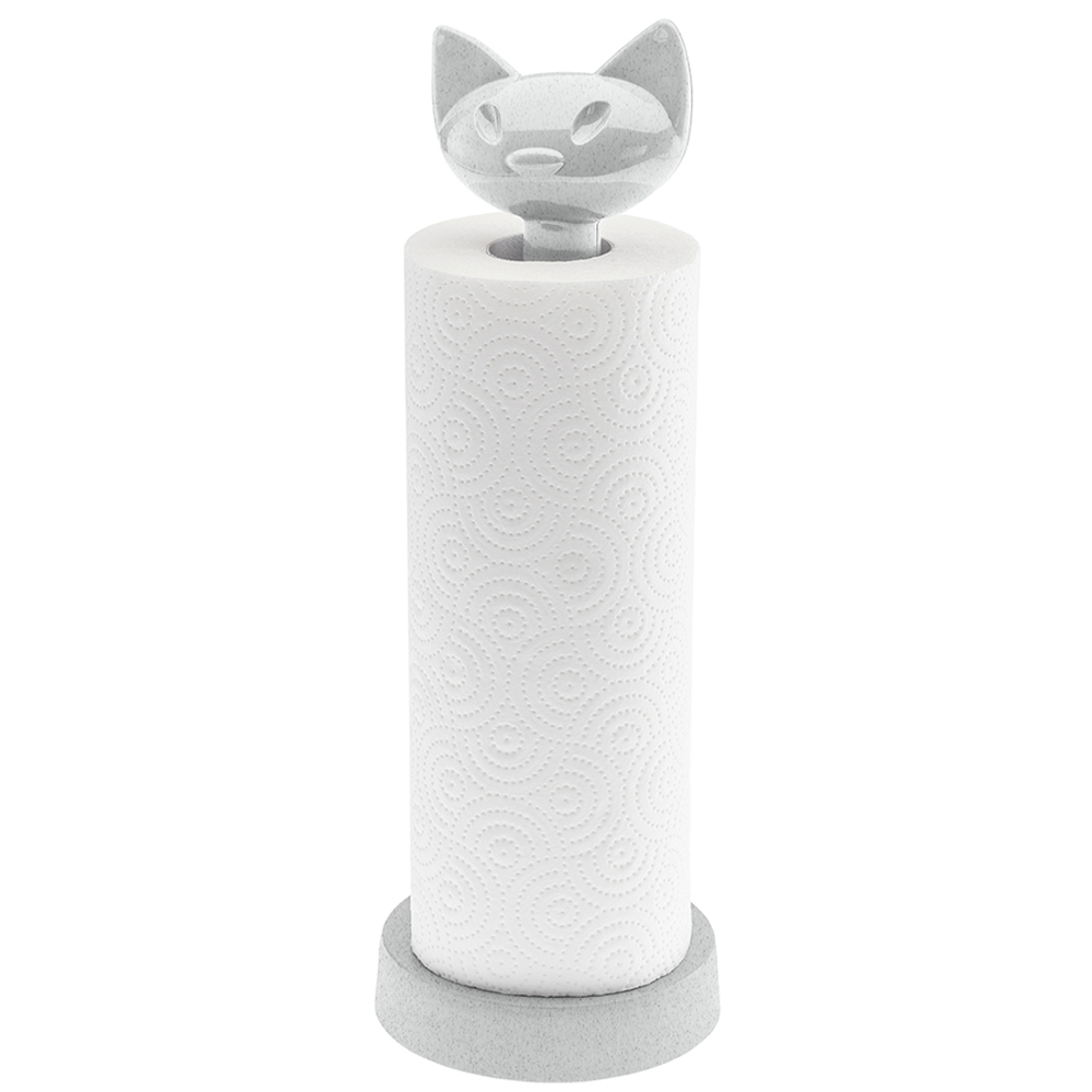 Держатель для бумажных полотенец miaou, organic, серый