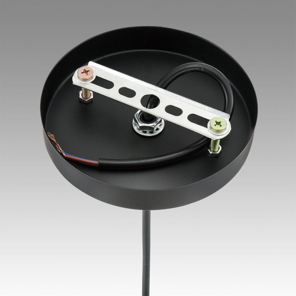 8056/1A SUSPENTIONI LN26 395 черный/амбер металл/стекло Подвесной светильник E27 1*60W 220V ELENIKA